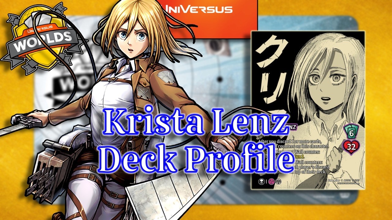 UniVersus: Deck Profile Krista Lenz Chaos #universus #attackontitan