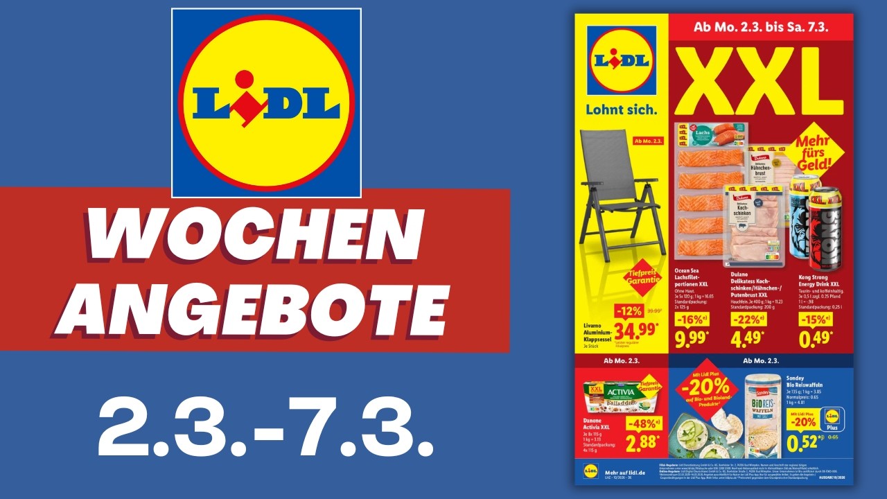 LIDL Prospekt aktuell 📄 Angebote gültig ab Montag 2.3.2026 | Prospekt Check #lidl
