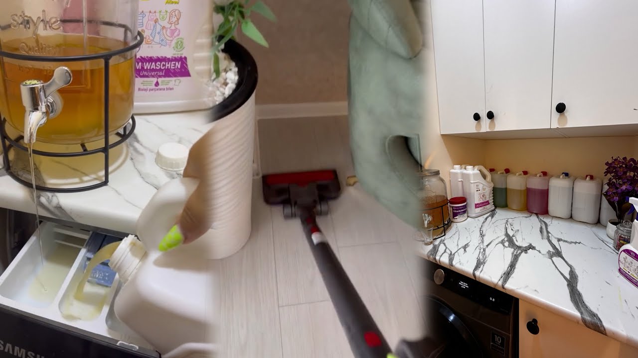 🧽🪣EVDƏ DƏRİN #TƏMİZLİK | VLOG | CLEANİNG