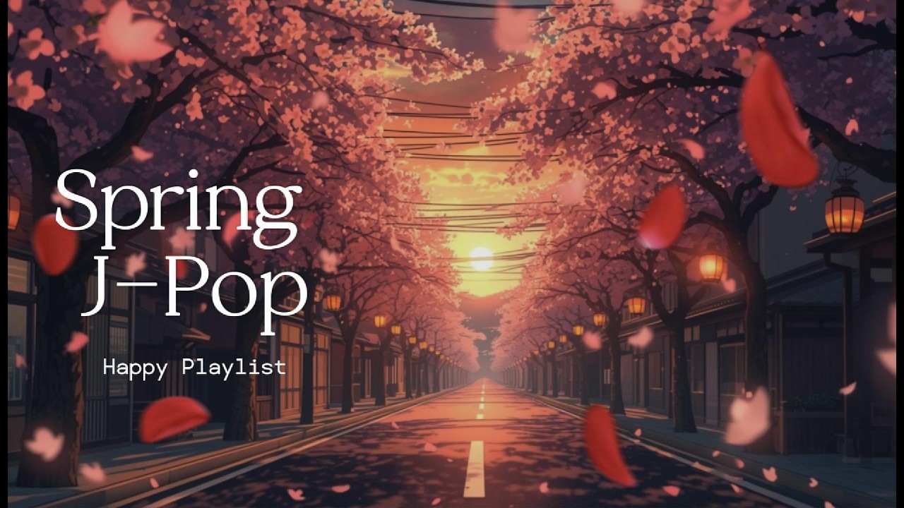 🌸 春のJ-POPプレイリスト | Happy Spring J-Pop Playlist | Sakura Vibes & Feel-Good Japanese Pop
