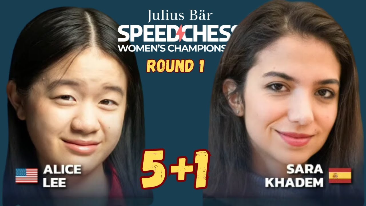 ALICE LEE - SARA KHADEM | 5+1 FULLGAME | WORLD BLITZ CHESS