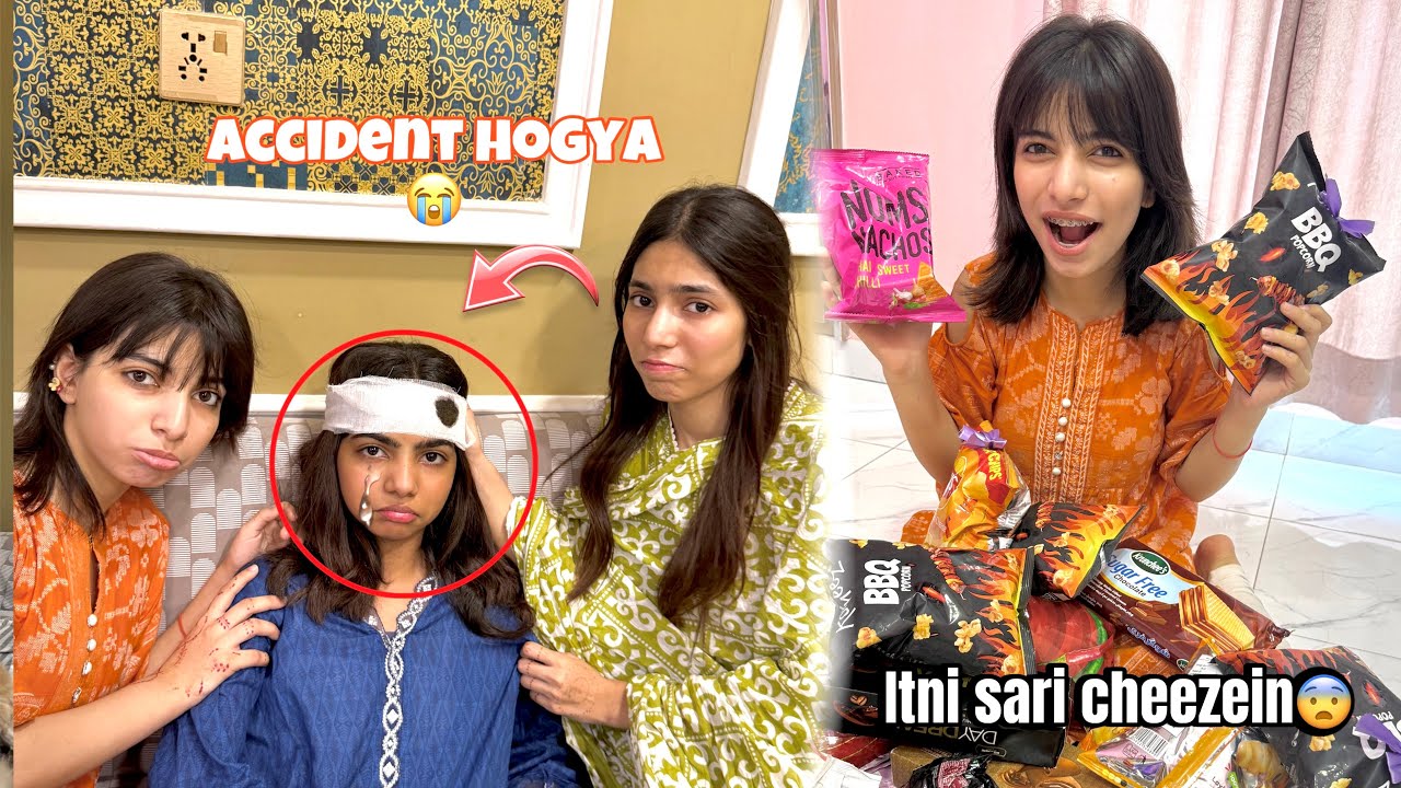 Mama kay sath kiya prank muzna ka kia accident 😂😂| itni zada cheezein giveaway ki😍😍