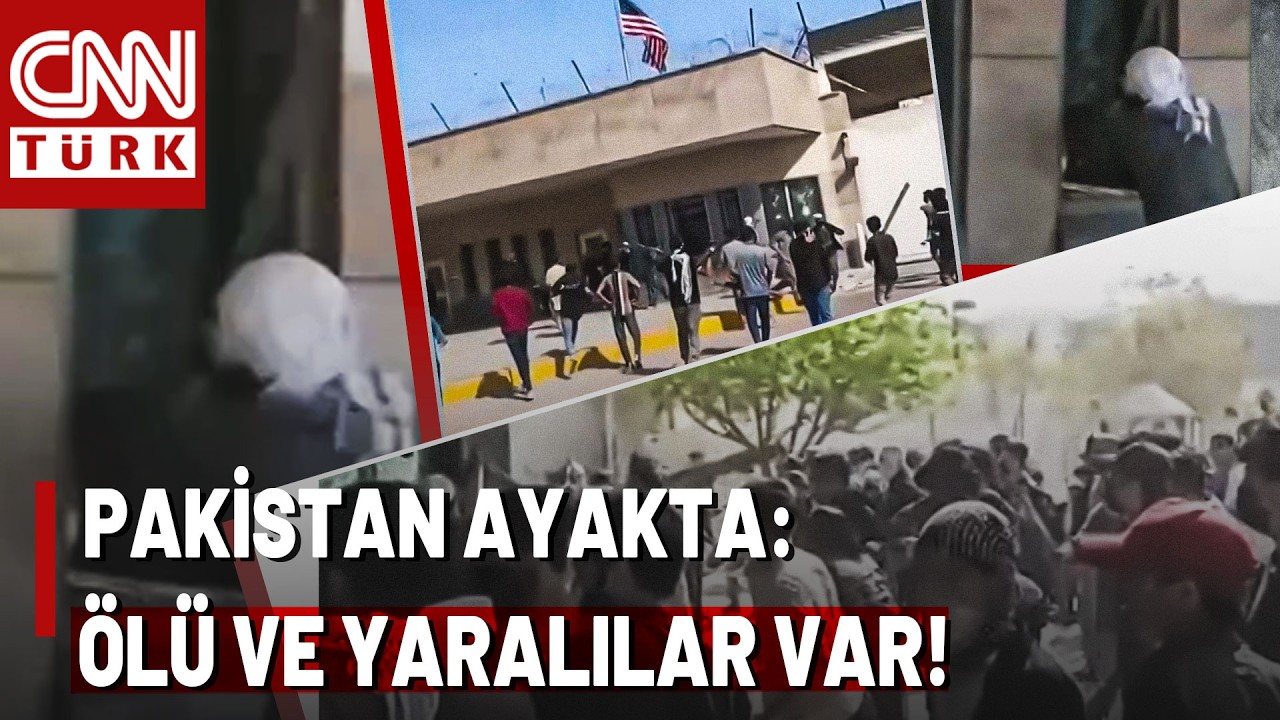 SON DAKİKA🚨Pakistan'dan İlk Görüntüler! ABD Konsolosluğunu Bastılar: Ölü ve Yaralılar Var
