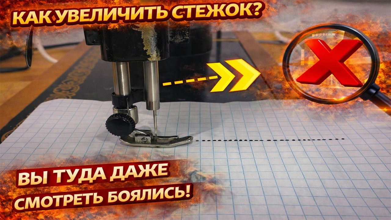 Как увеличить длину стежка на швейной машине ПМЗ 1М | ProPoshiv