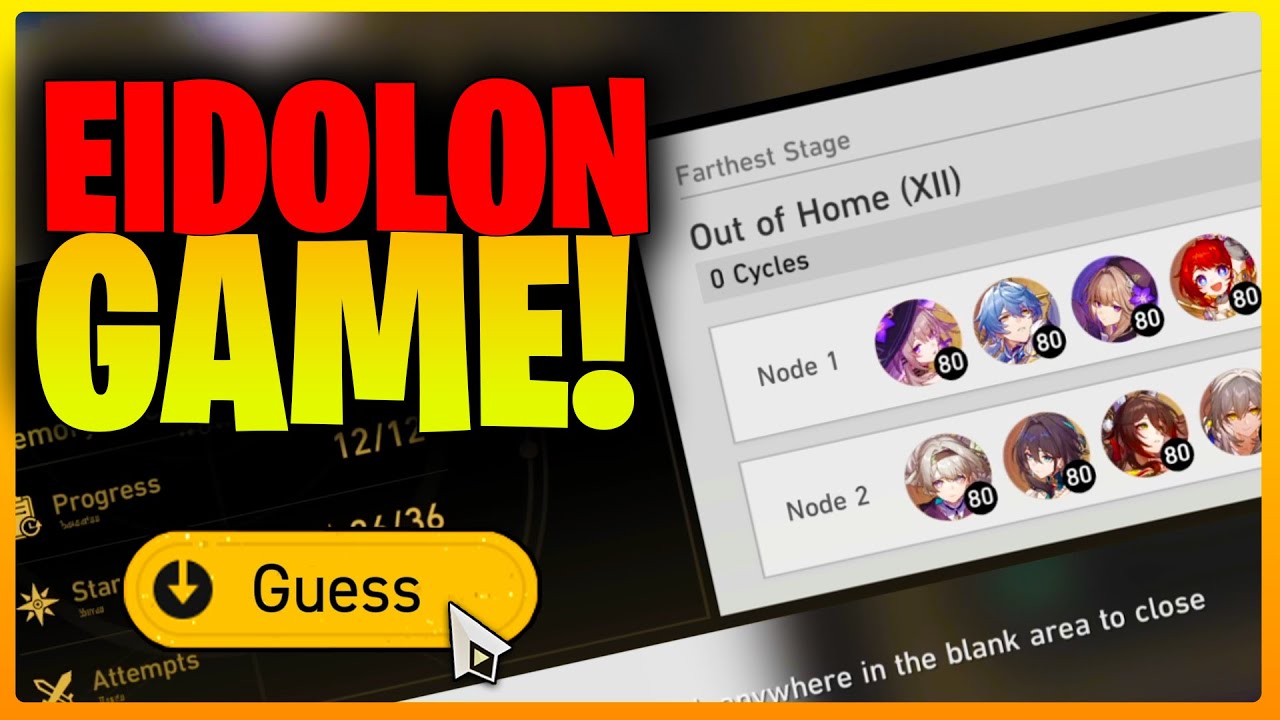 Can You Get All Of Them Right!? | Guess The Eidolon | Account Review