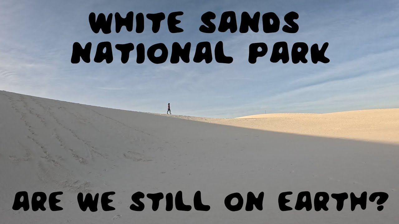 Walking on Another Planet | Short Hike at White Sands National Park in New Mexico
