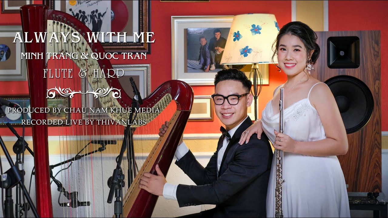 Always With Me  | Cover Flute & Harp | HarpistQuocTran