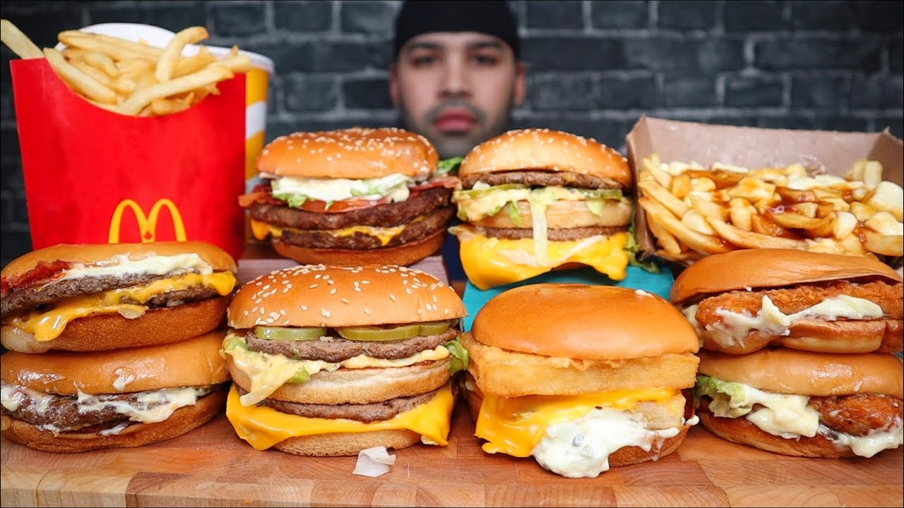 ASMR MCDONALD'S MUKBANG