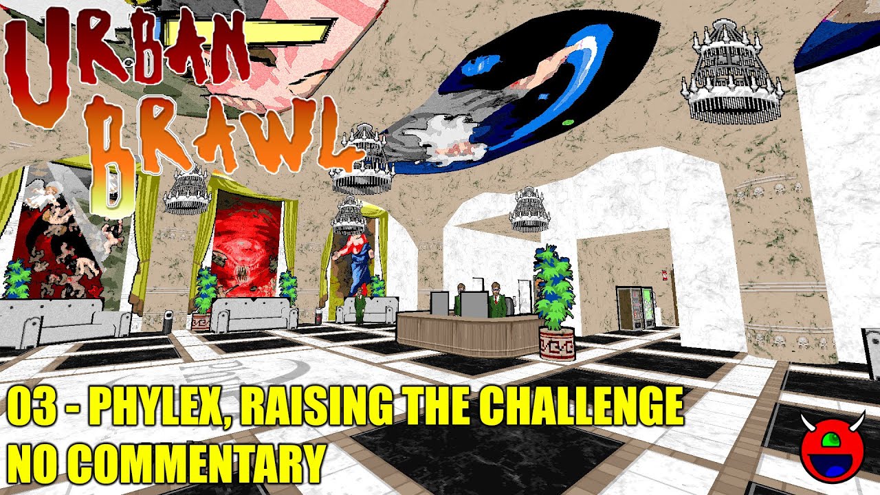 Action Doom 2: Urban Brawl Reloaded - 03 Phylex Raising the Challenge - All Secrets No Commentary