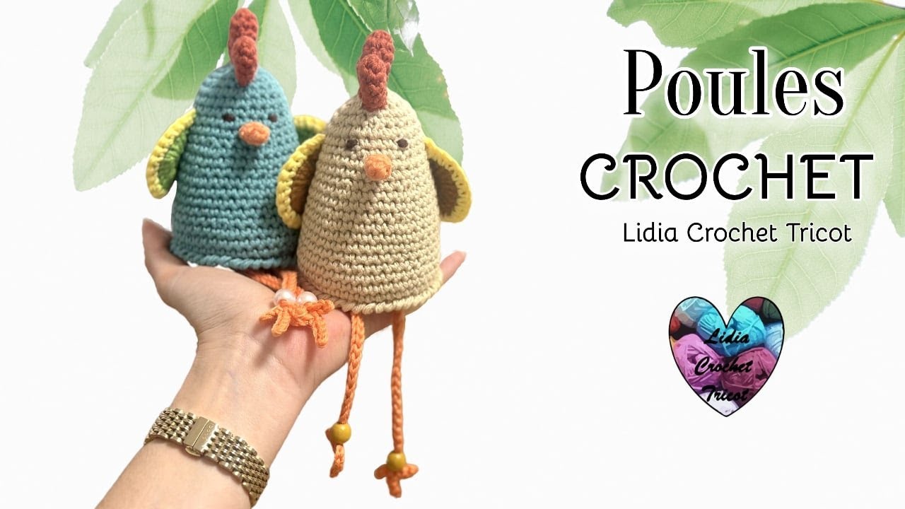 POULES AMIGURUMI EXPRESS! AMUSANT ET COLORÉ! TUTORIEL CROCHET #crochet #вязание #diy #amigurumi