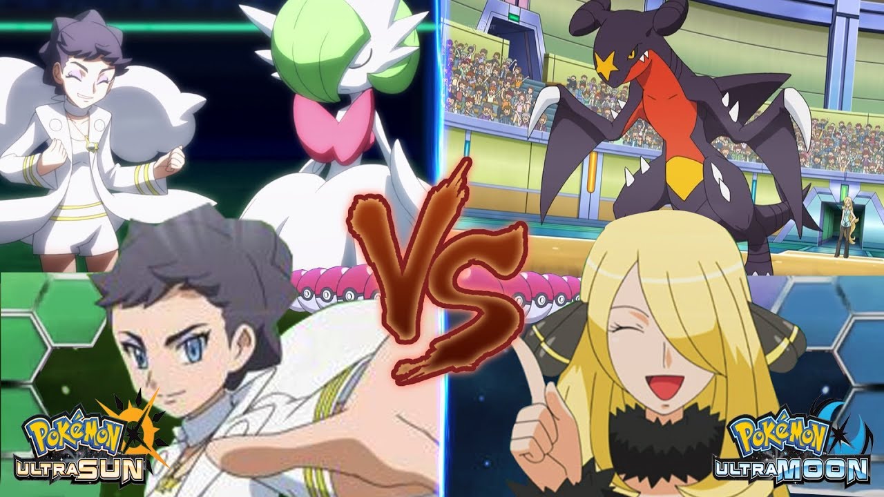 Pokemon Battle USUM: Diantha Vs Cynthia (Pokemon Champion Battle)