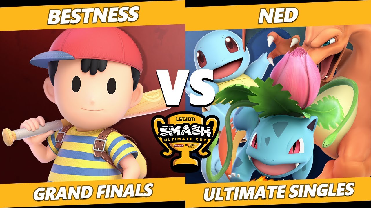 Legion Smash Ultimate Cup GRAND FINALS - Ned (Pokemon Trainer) Vs. BestNess (Ness) SSBU