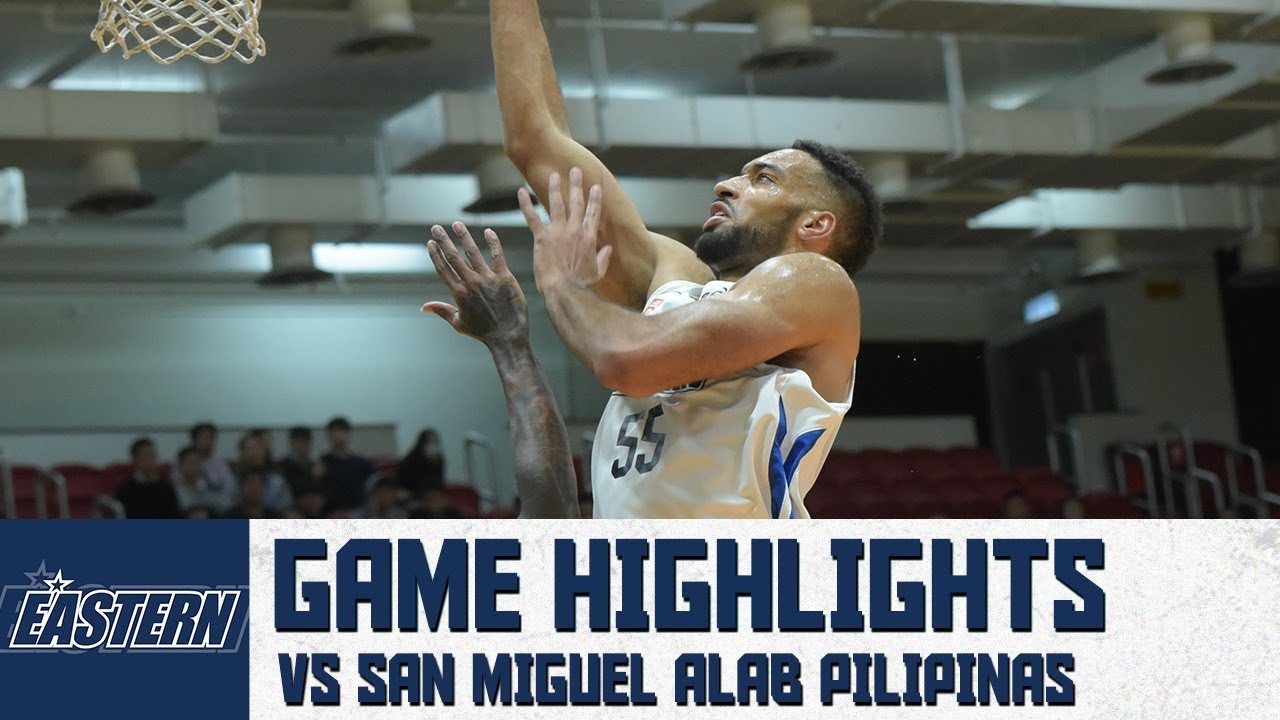 Michael Holyfield Posts 13 points & 19 rebounds vs. San Miguel Alab Pilipinas