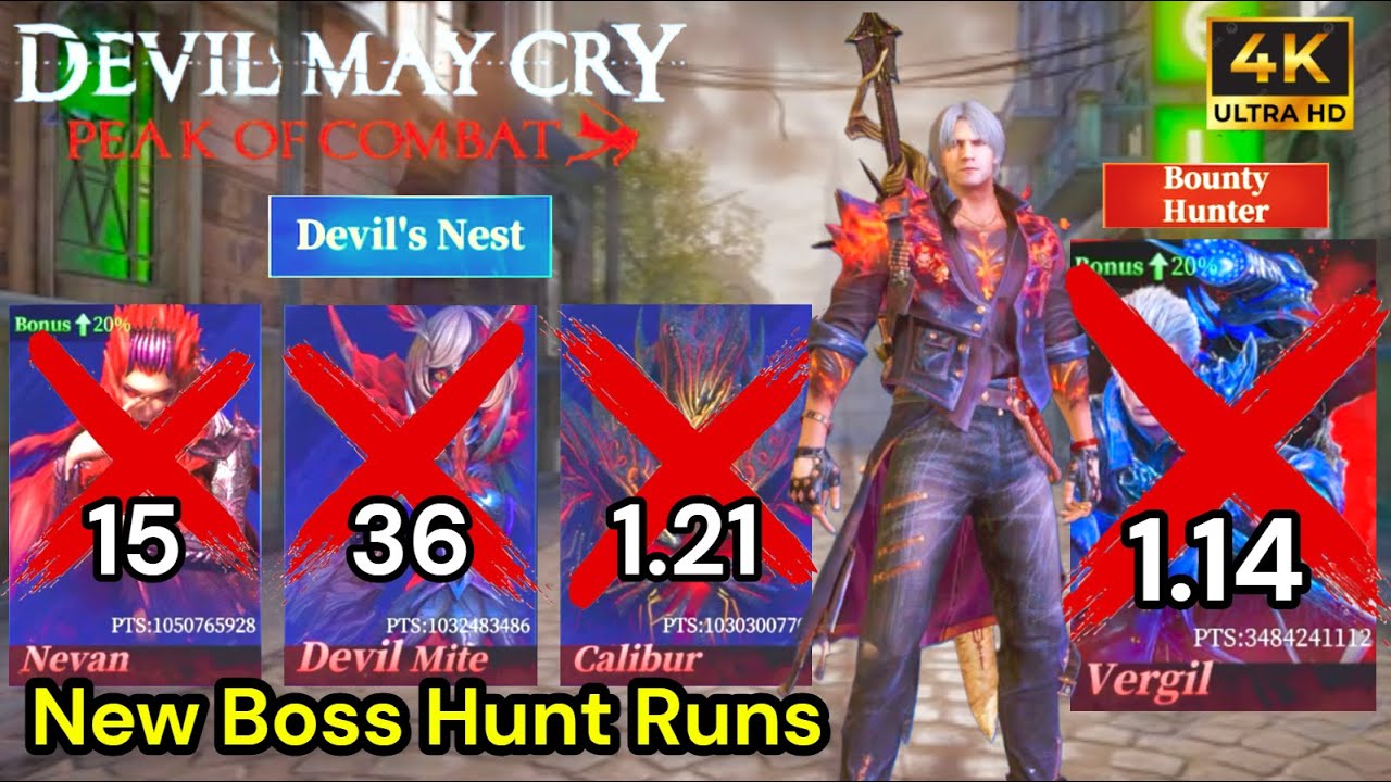 HAH-S Boss Hunt Quad-Kill | DS Dante takes on Vergil