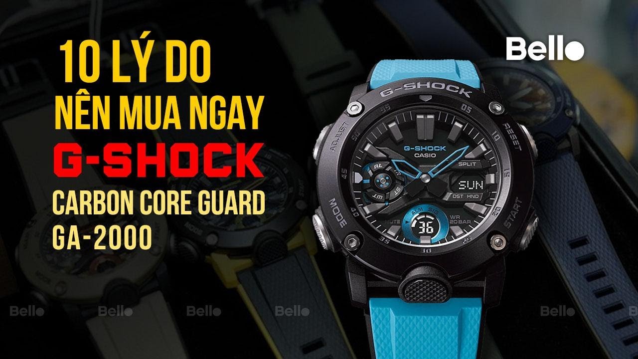 G-Shock GA-2000: 10 lý do nên MUA NGAY (Carbon Core Guard)