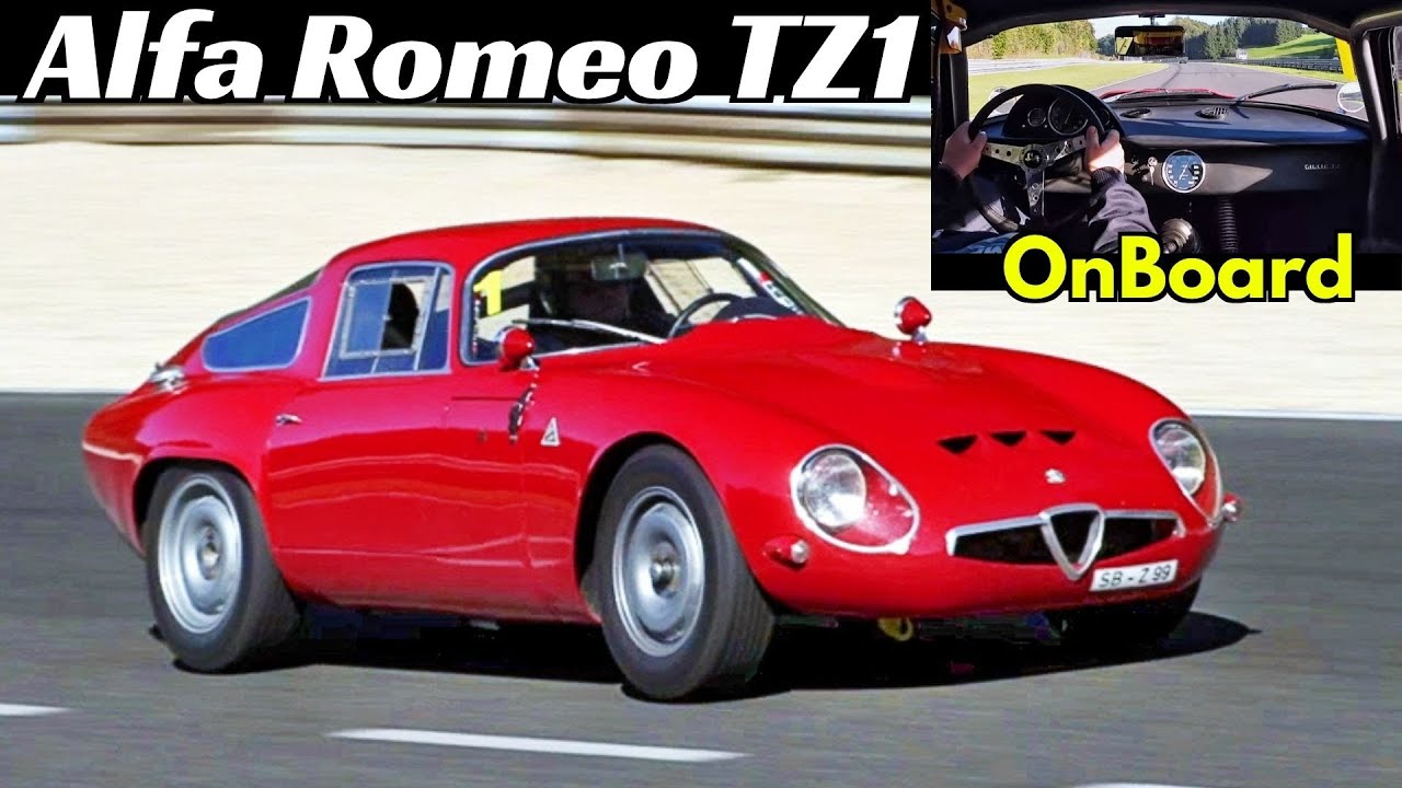 Original Alfa Romeo Giulia TZ1 at Salzburgring + OnBoard - Lovely 1.6-Litre Twin-Cam Engine Sound 🔊