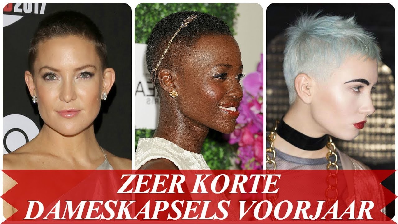 Zeer korte dameskapsels voorjaar 2018