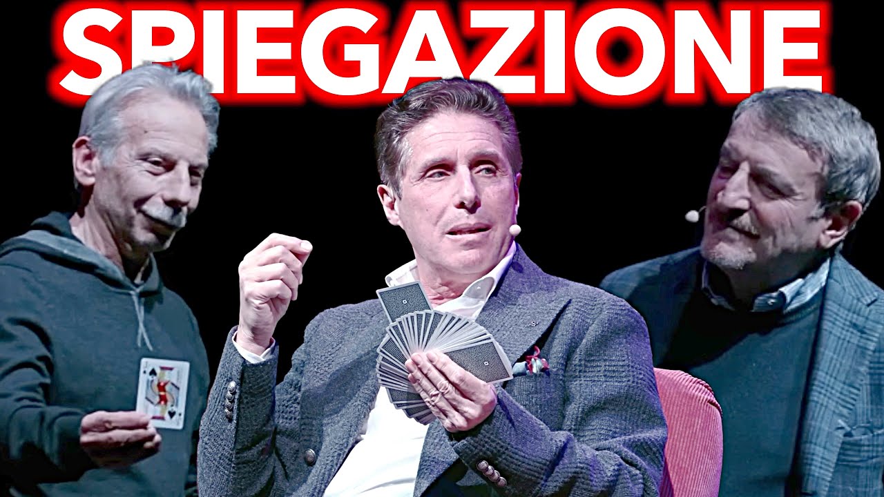 SPIEGAZIONE DEL TRUCCO DI MAGIA DI RAUL CREMONA AD ALDO GIOVANNI E GIACOMO