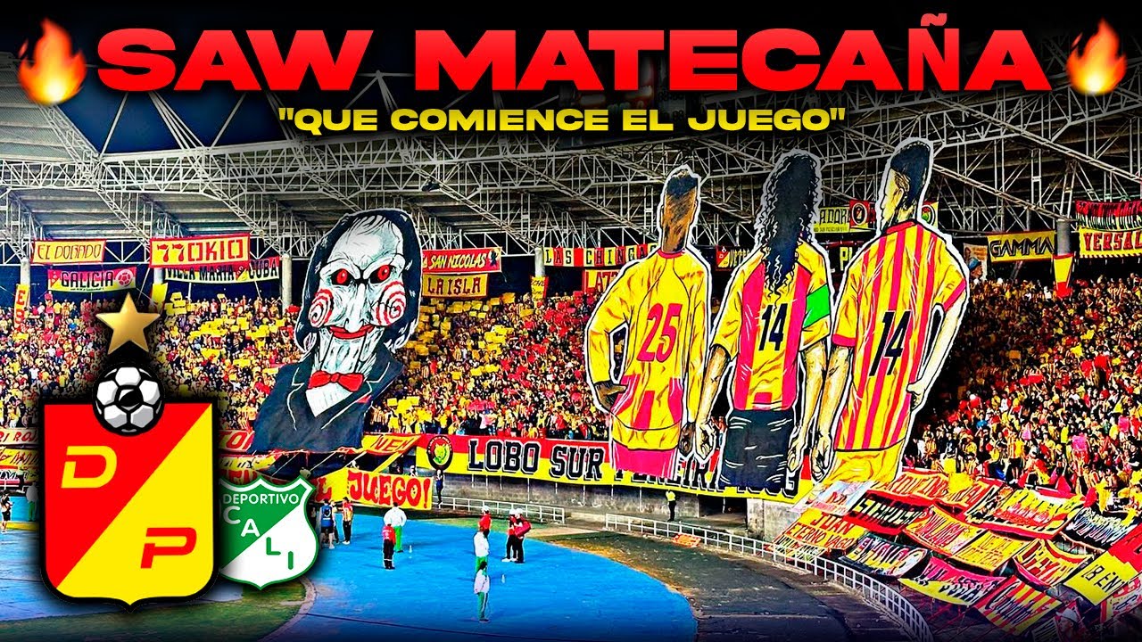 🔥❤️ ÉPICA SALIDA HINCHADA DEL DEPORTIVO PEREIRA Hoy VS Deportivo Cali 2 - 2 Lobo sur Pereira estadio