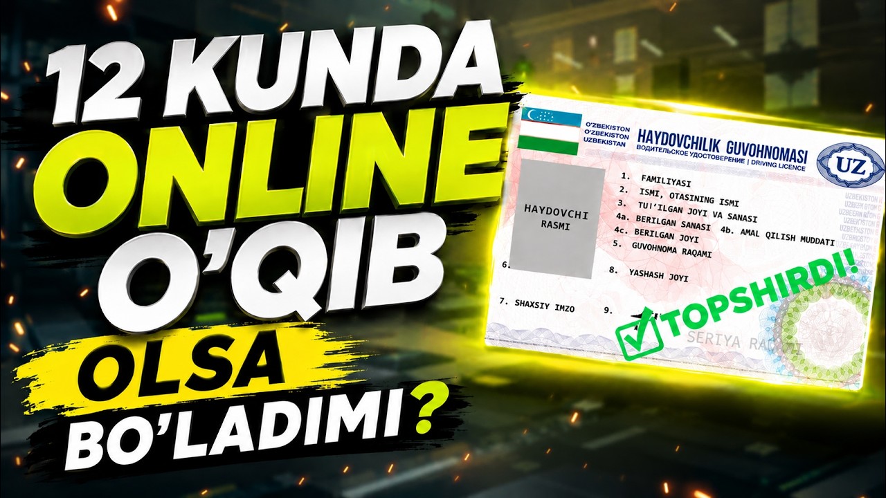 PRAVA IMTIHONIGA OSON TAYYORLANISH // IMTIHONGA TEZ TAYYORLANISH // AVTOTESTFA ONLINE TAYYORLANISH