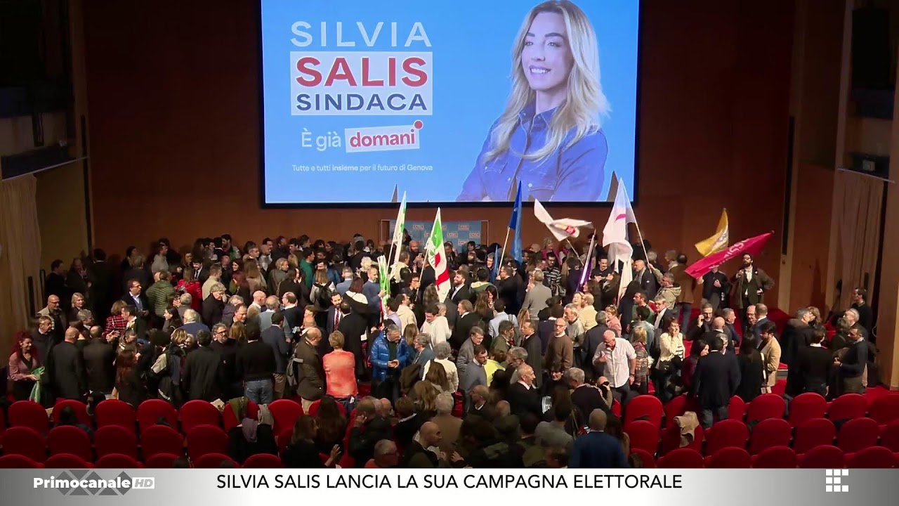 Silvia Salis lancia la sua campagna elettorale