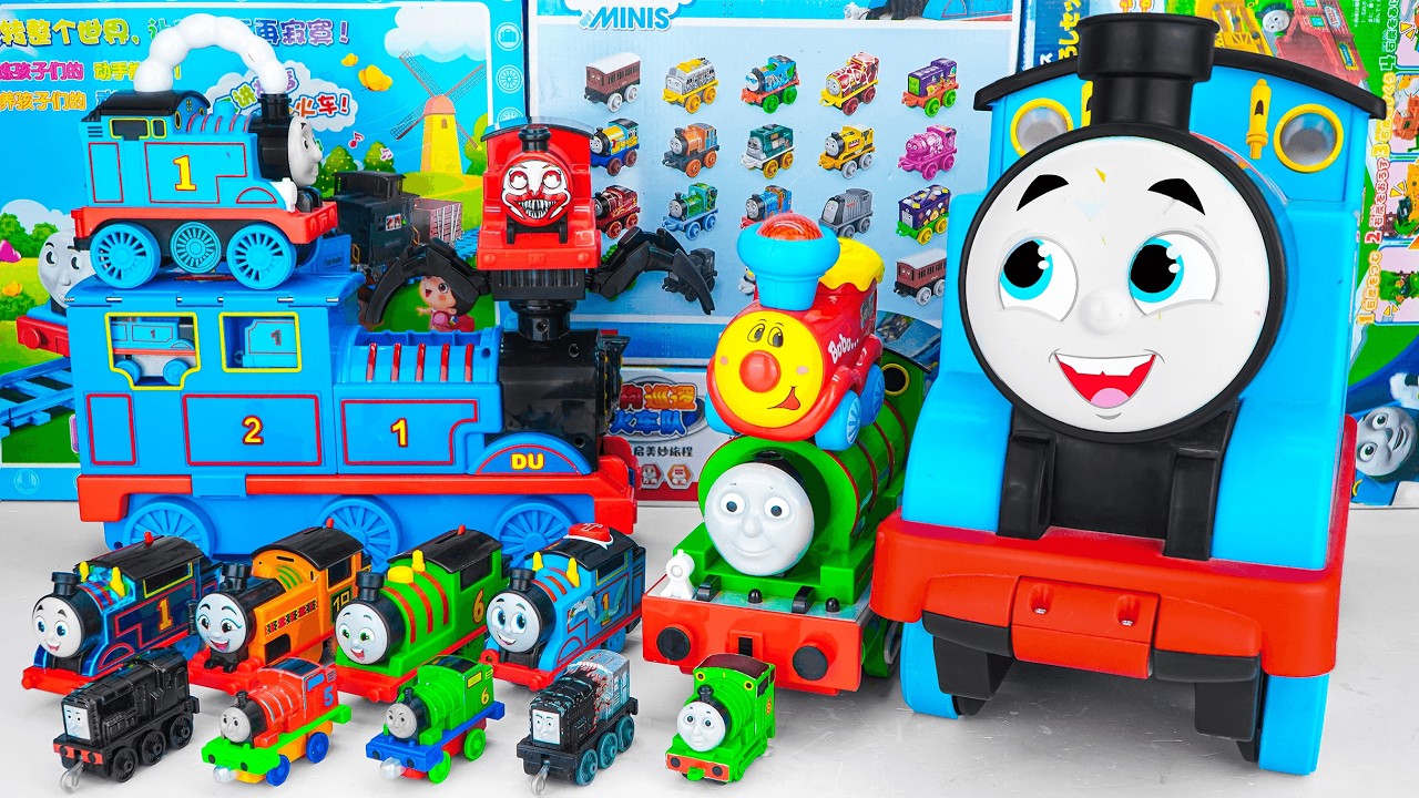 🌈🎉 Colorful Thomas World &ndash; Unbox all the Engines | Thomas & Friends Toys Collection 🚊💙 #thomas