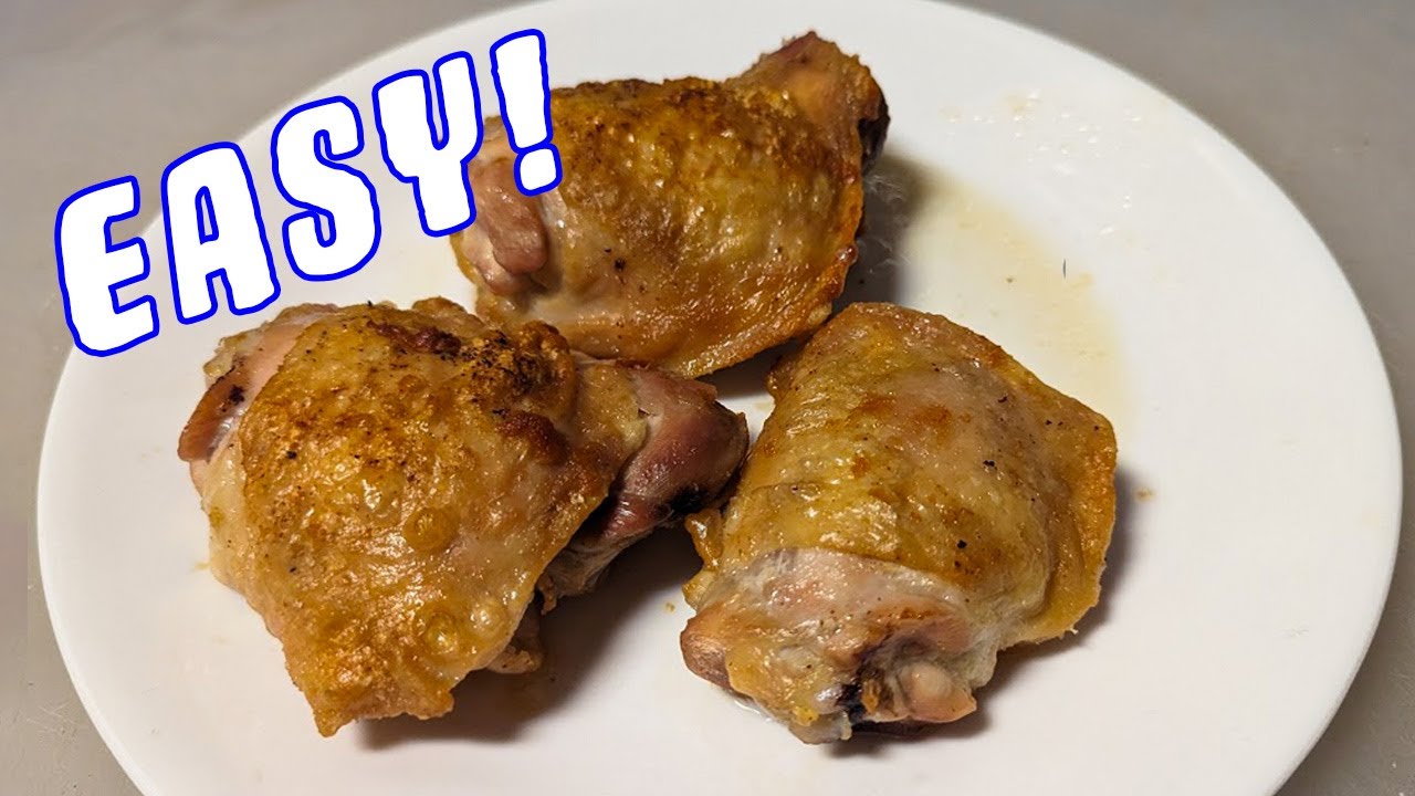 Cooking Crispy Chicken Thighs In Your Toaster Oven