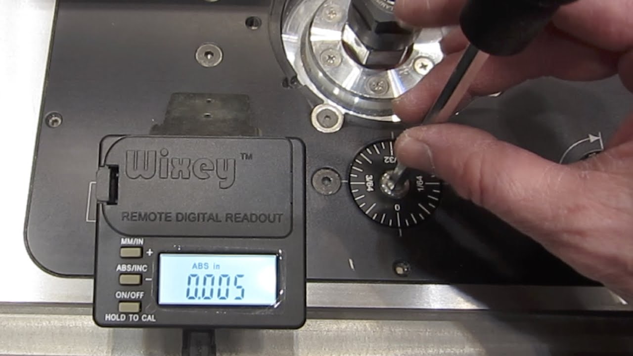 Improve Accuracy of Wixey WR525  Router DRO