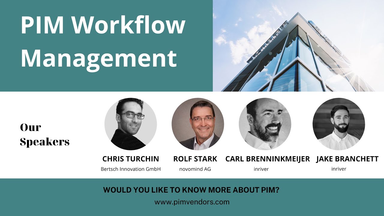 PIM Lightning Demo: novomind, inriver and Mediacockpit on Workflows