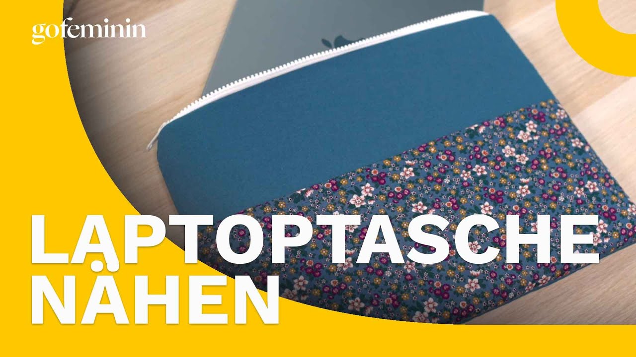 DIY Laptoptasche: Sch&ouml;n, einfach & selbst gemacht