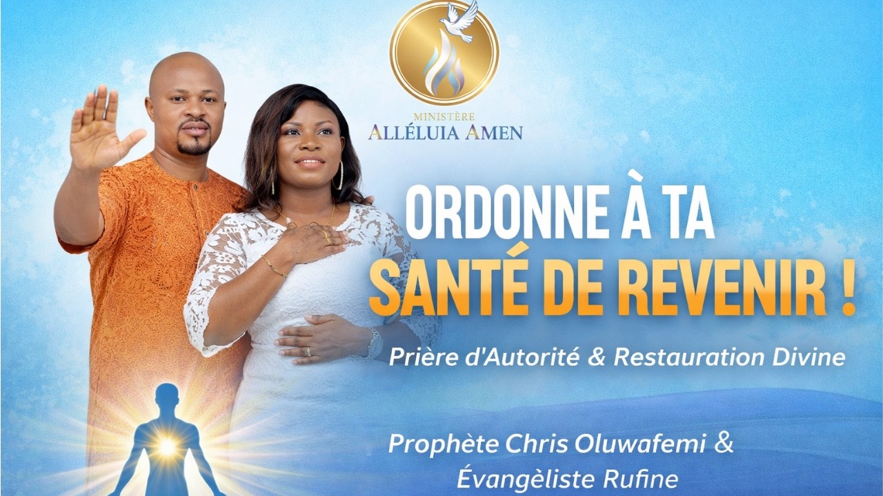 🎬 LES MATINS DE BÉTHESDA🔥 Thème : ORDONNE À TA SANTÉ DE REVENIR