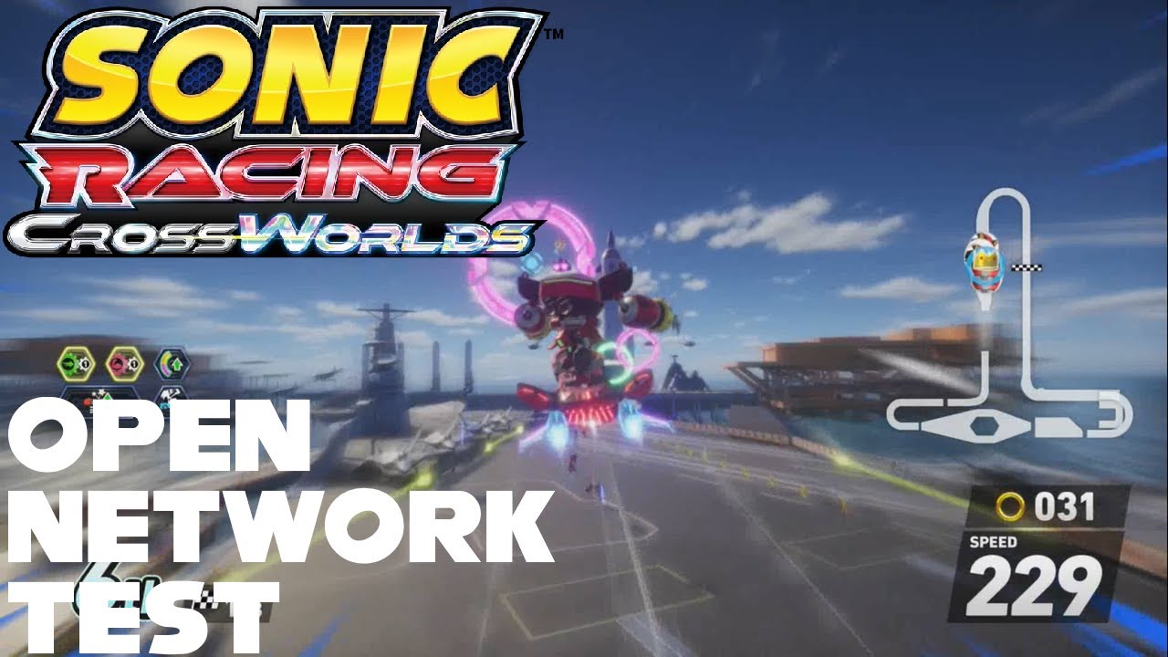 Sonic Racing: CrossWorlds Open Network Test - Online Gameplay (August 30, 2025)