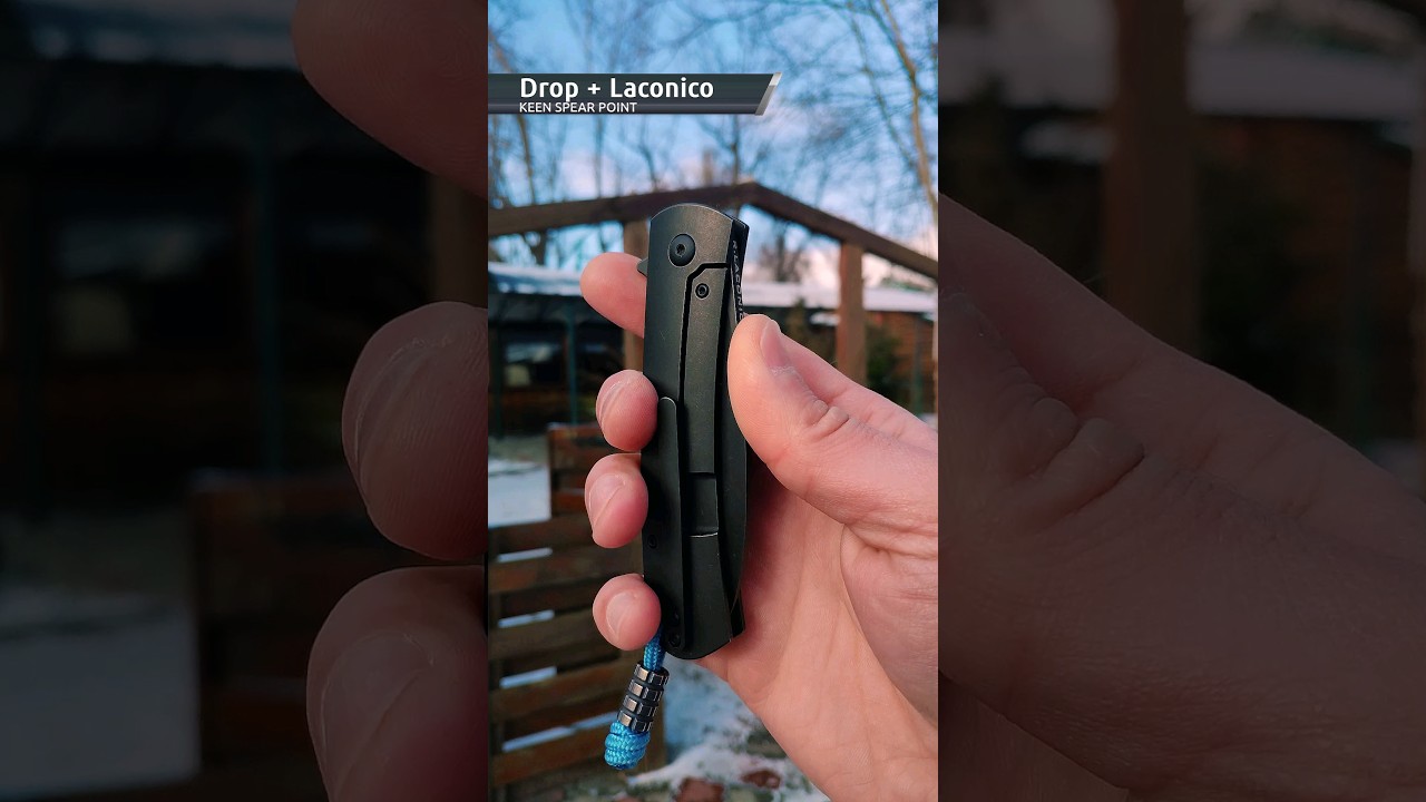 Drop + R. Laconico Keen S35VN Blade EDC Pocket Knife #everydaycarry #foldingknife #pocketknife