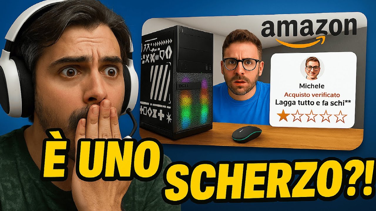 @zGiampyTek TRUFFATO ANCORA!? REACTION AL PC PEGGIORE DI AMAZON!