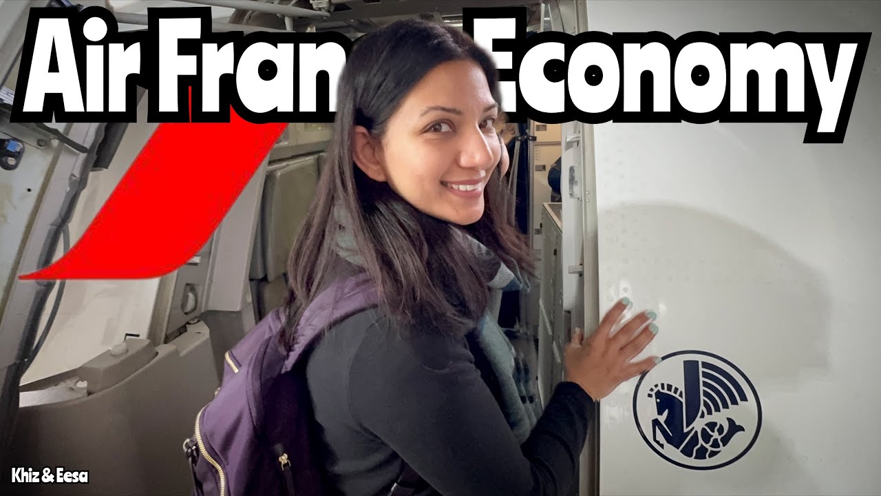 Эконом-класс Air France A320 | Обзор полного перелета и питания из Касабланки в Париж #путешествия
