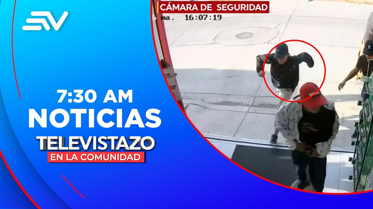 Una banda robó productos en Minimarket en Los Vergeles | Televistazo | Ecuavisa