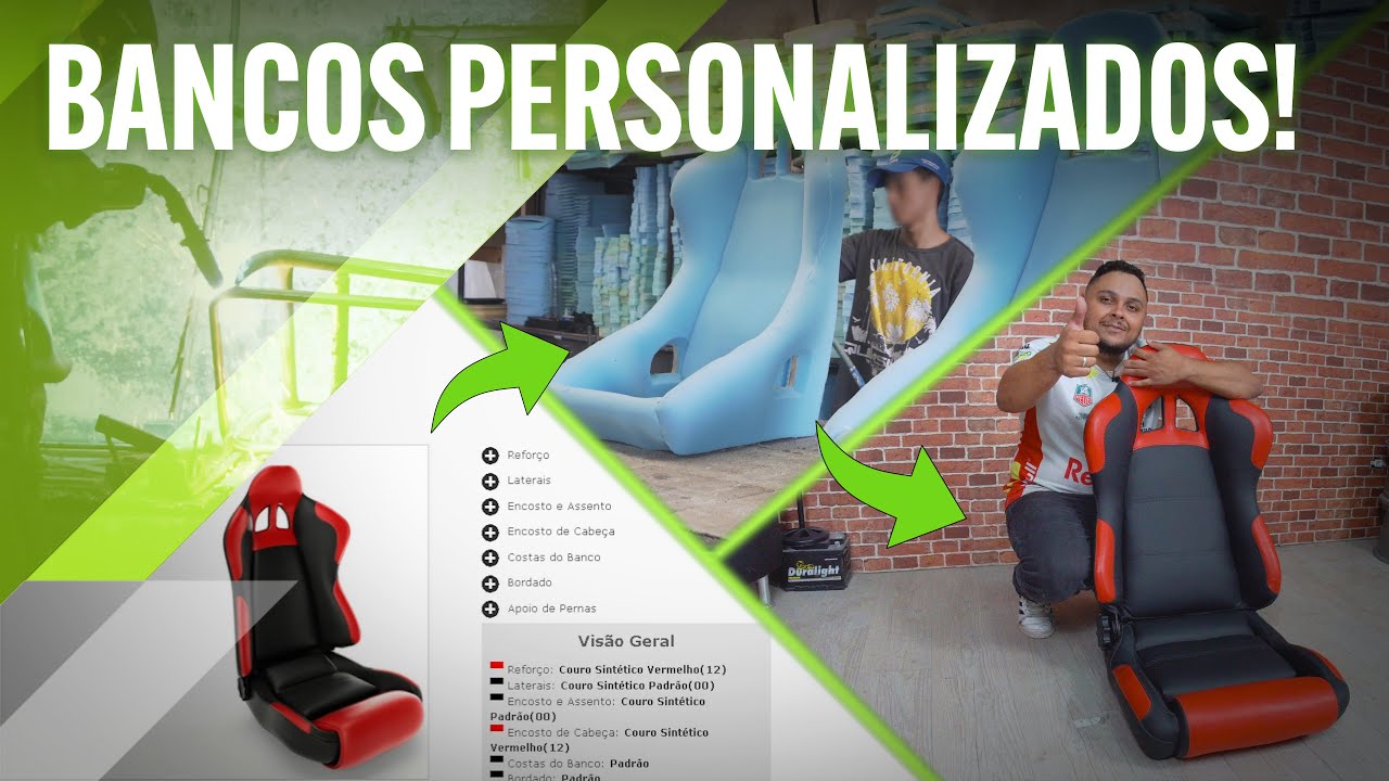 Conheça a linha de BANCOS ESPORTIVOS personalizáveis da Tuning Parts!