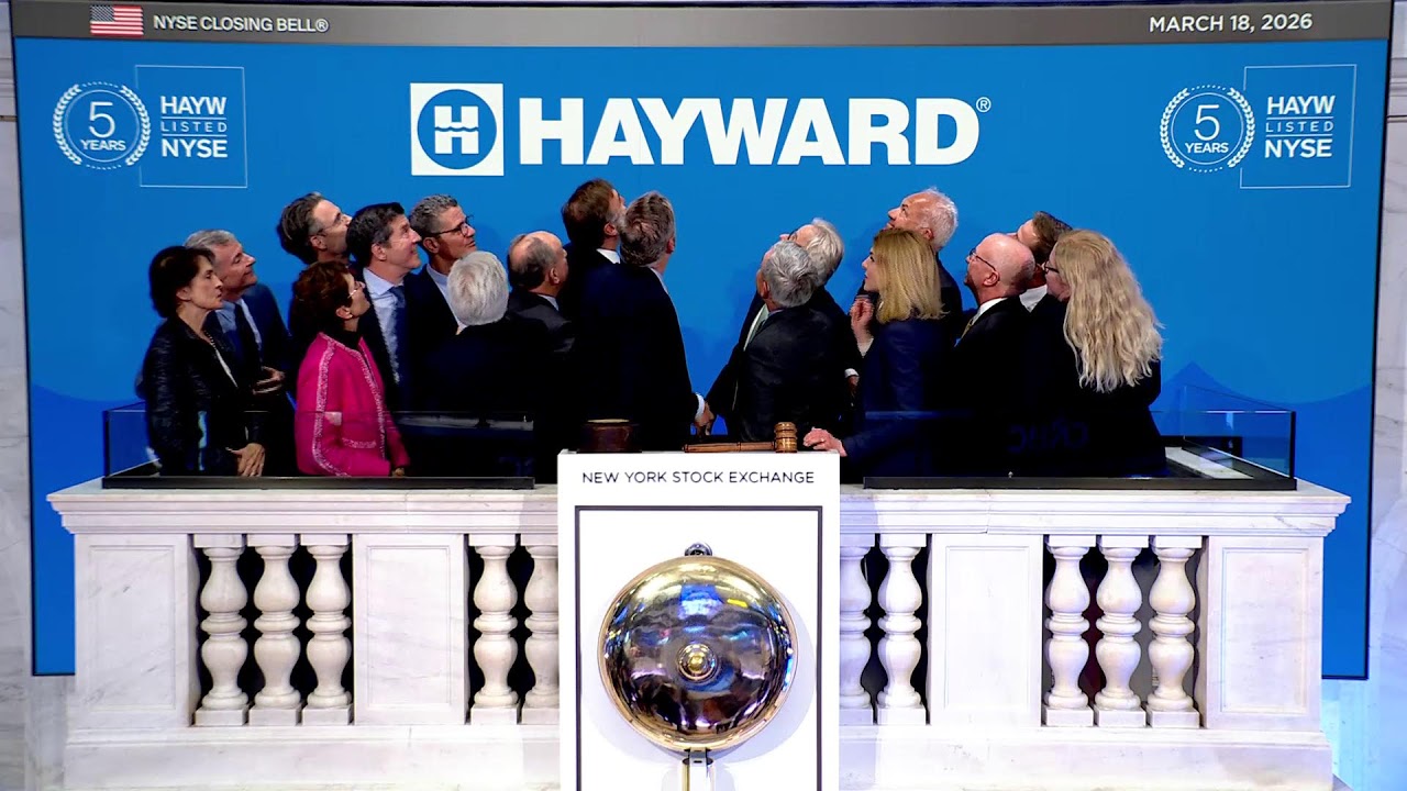 Hayward Holdings (NYSE: HAYW) Rings The Closing Bell&reg;