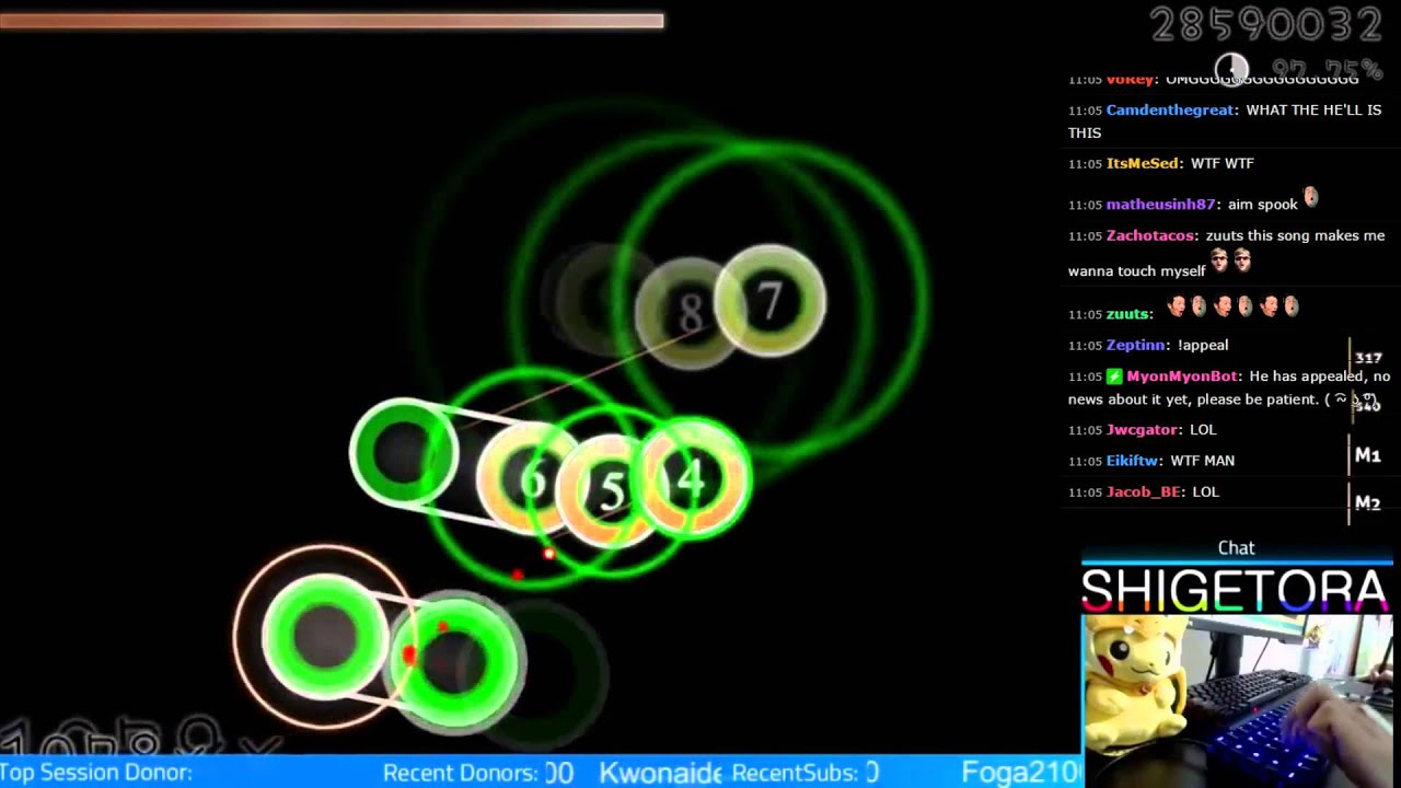 [Cookiezi CAM] orangentle/Yu_Asahina - HAELEQUIN (Extended ver.) [DoKo200BPM]  7.33* 1723 combo!