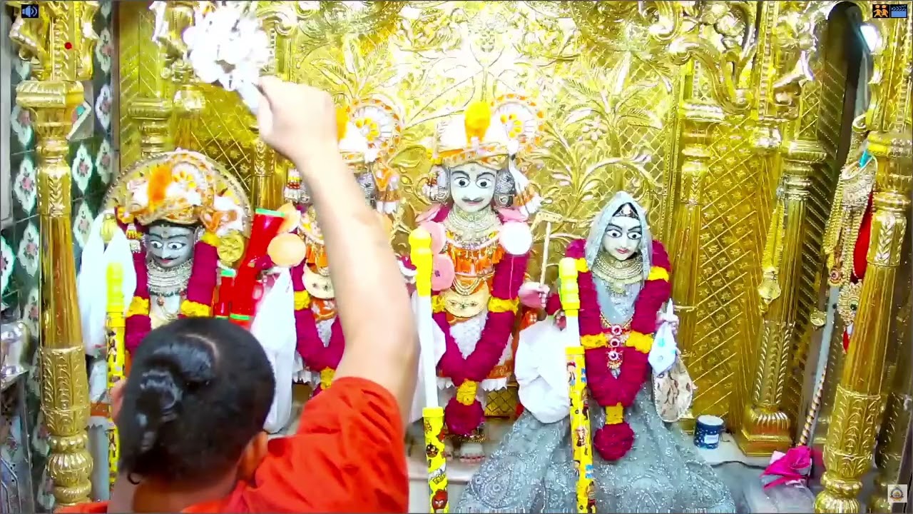 આજ ના ગઢપુર ધામ ગોપીનાથજી મહારાજ ના શણગાર આરતી Live દર્શન 🧿 તારીખ:૦૧/૦૩/૨૦૨૬ #viralvideo 