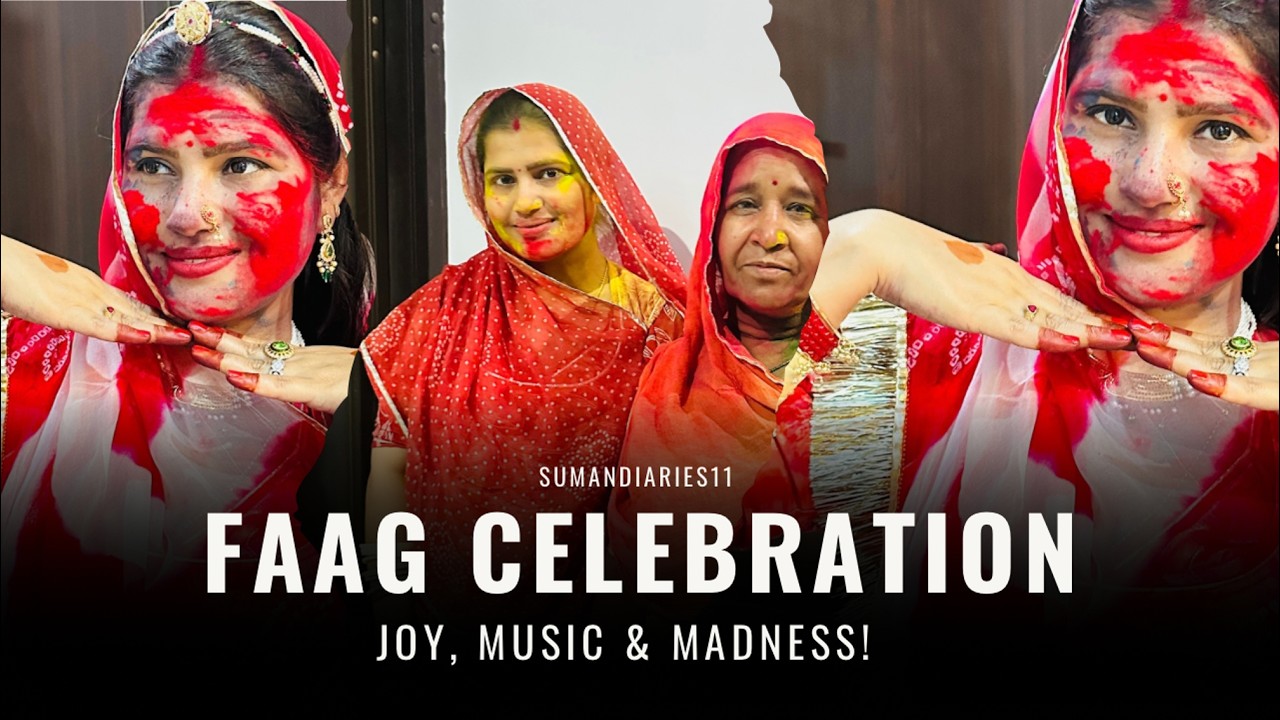 Mandir Mein Holi Faag Utsav 2026 🌸 | Durga Maa Ke Saath Rangon Ka Tyohar 💖