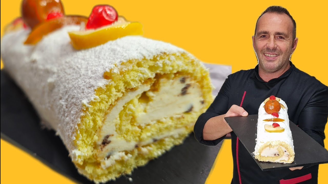 TRONCHETTO A CASSATA SICILIANA-Tutorial spiegato passo passo-corso di pasticceria 