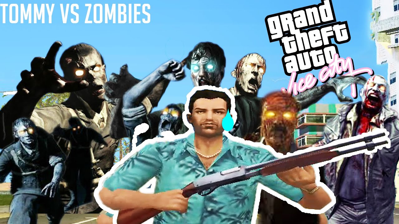 TOMMY VS ZOMBIES🧟 | ZOMBIE APOCALYPSE MOD (GTA Vice City Mods Funny Moments)