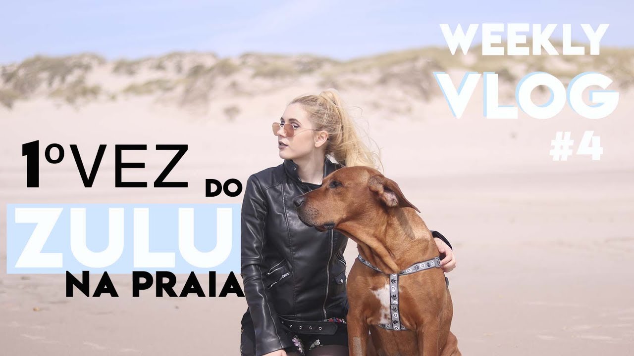WEEKLY VLOG #4 - Levei pela 1º vez o Zulu à praia | Joana Gentil