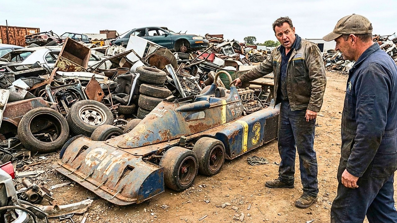 Buying a 6-Wheeled Tyrrell F1 Car from a Scrapyard! Everyone Thought It Was Fake