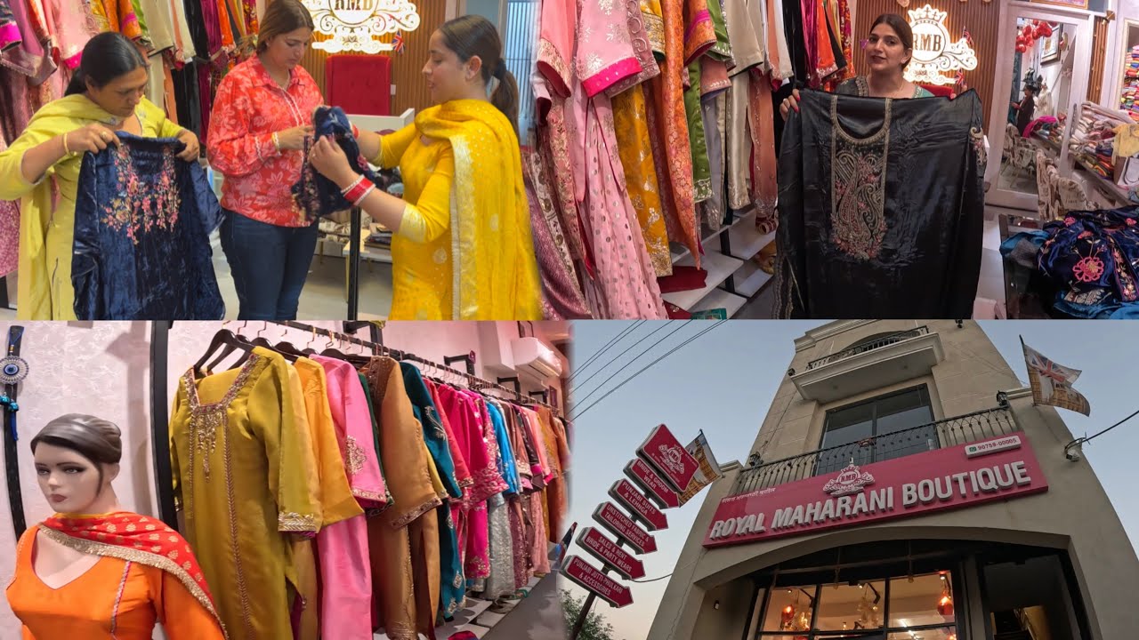 Uk ਆਲੀ ਭੈਣ ਨੇ ਆਪਣੀ ਬੂਟੀਕ ਤੇ ਸੂਟਾ ਤੇ ਲਾਤੀ ਭਾਰੀ ਸੇਲ