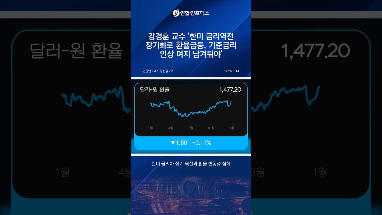 강경훈 "금리역전도 환율급등 배경"
