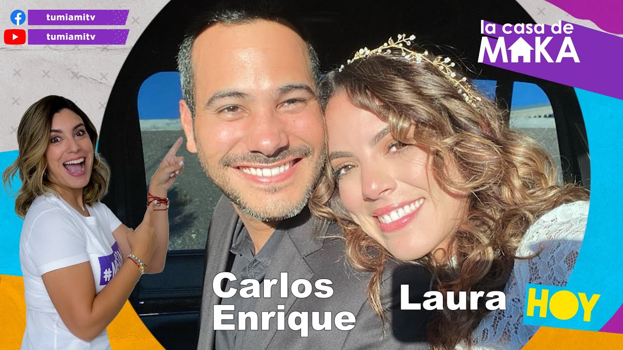 Carlos Enrique Almirante y su esposa Laura Pairot por primer vez juntos en #lacasademaka EXCLUSIVA!