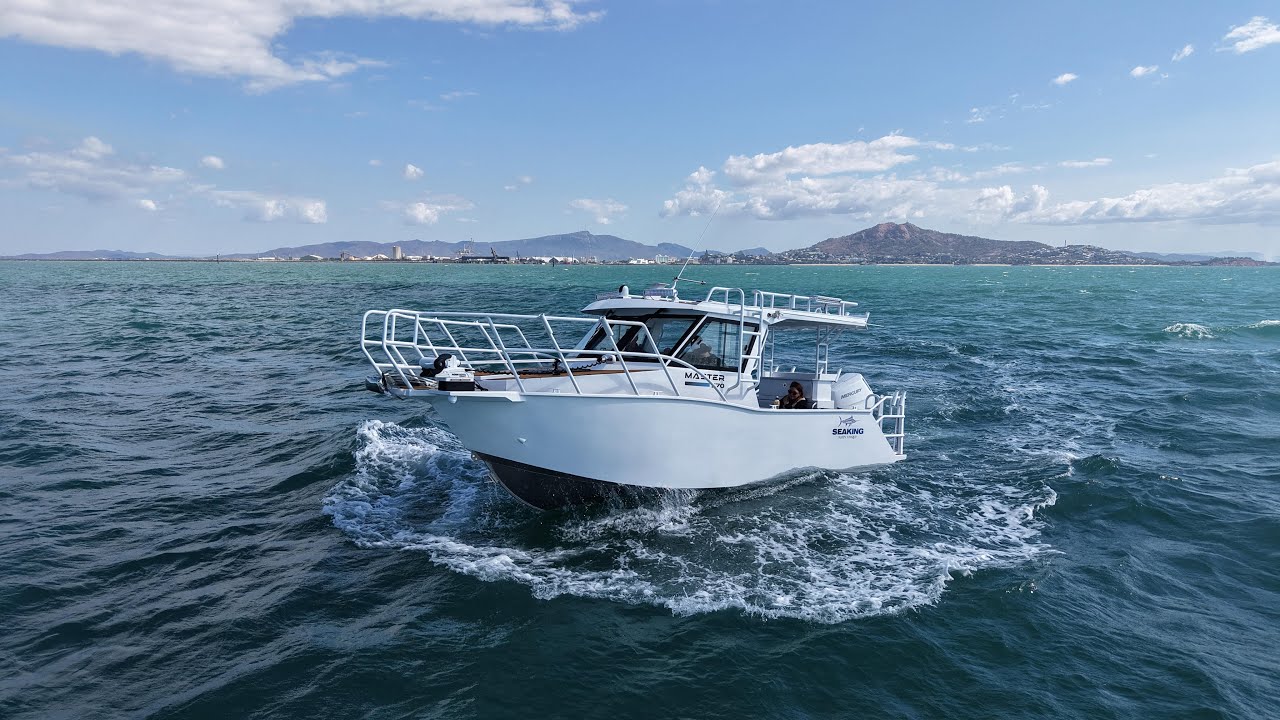 770W Rough Water Test | Mercury 400hp V10 Verado | Seaking Boats Nth Qld