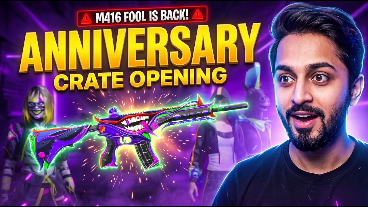 25,000 UC Anniversary Crate Opening 😱 Did I Finally Get The Fool-M416? | PUBG Mobile